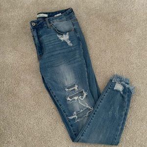 Kancan Ripped Skinny Jeans